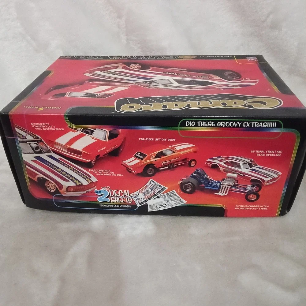 Model King AMT 1969 Chevy Camaro Funny Car 1/25 Scale Model Kit 21775P Rat Trap